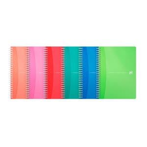 Picture 1 of Spiraalblok Oxford MyColours A5 lijn 180 pagina's assorti