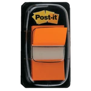 Picture 1 of Indextabs Post-it 680 25.4x43.2mm oranje 50 tabs