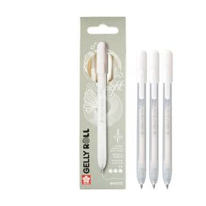 Picture 4 of Gelschrijver Sakura Gelly Roll Classic 08 klikfunctie set à 3 wit