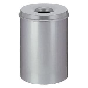 Picture 3 of Papierbak met vlamdover Vepabins 30liter grijs