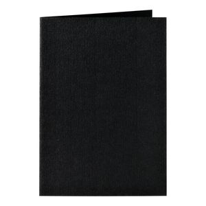 Picture 1 of Correspondentiekaart Papicolor dubbel 105x148mm ravenzwart pak à 6 stuks