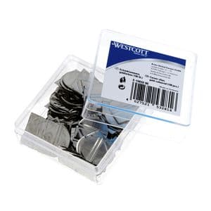 Picture 2 of Hoekclips Westcott aluminium zilverkleurig doos à 100 stuks