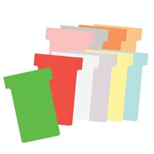 Picture 4 of T-kaart Nobo nr.2 48mm roze 100 stuks