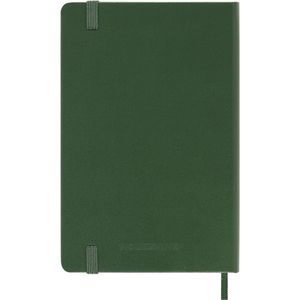 Picture 3 of Notitieboek Moleskine pocket 90x140mm ruit 5x5mm hard cover myrtle green