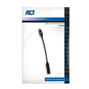 Picture 2 of Adapter ACT USB-C naar 3.5mm audio jack 0.1 meter