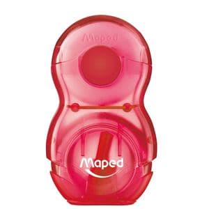 Picture 4 of Puntenslijper Maped Loopy 1gaats met gum display á 24 stuks assorti