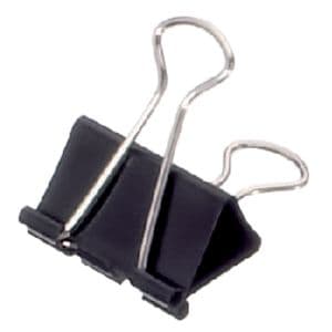 Picture 1 of Papierklem MAUL 213 Foldback 32mm zwart 12 stuks