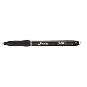 Picture 5 of Gelschrijver Sharpie S-gel medium zwart blister à 3 stuks