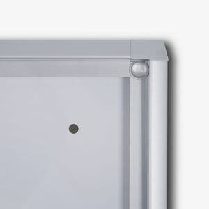 Picture 2 of Vitrinebord Quantore voor binnen 8x A4 zilver