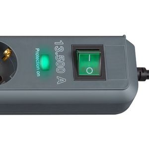 Picture 2 of Stekkerdoos Brennenstuhl overspanningsbeveiliging 6 voudig 1.5m zwart