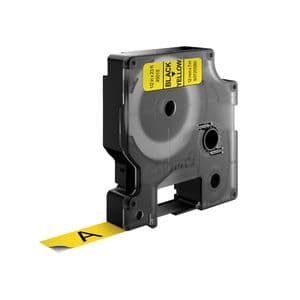 Picture 3 of Labeltape Dymo LabelManager D1 polyester 12mm zwart op geel
