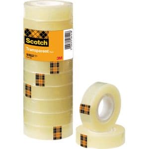 Picture 1 of Plakband Scotch 508 15mmx33m transparant 10 rollen