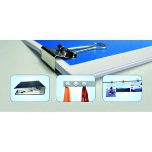 Picture 10 of Papierklem MAUL 215 foldback 19mm capaciteit 7mm assorti 12 stuks