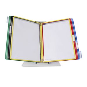 Picture 1 of Zichtpanelensysteem bureau Tarifold metaal A4 met 10-tassen assorti