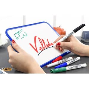 Picture 3 of Whiteboardmarker Bic Velleda 1744 rond medium assorti 4 stuks