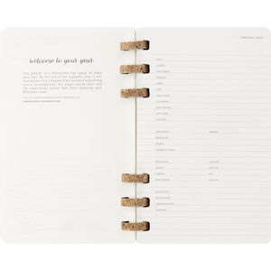 Picture 5 of Agenda 2025/2026 Moleskine 12M Academic Weekly 7dagen/1pagina Myrtle large sc black