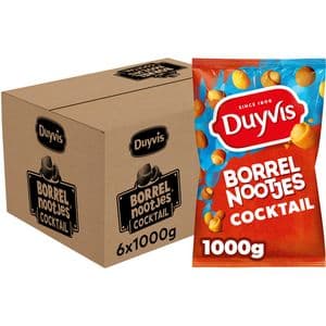 Picture 2 of Borrelnootjes Duyvis cocktail zak 1000 gram