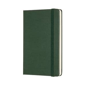 Picture 2 of Notitieboek Moleskine pocket 90x140mm blanco hard cover myrtle green