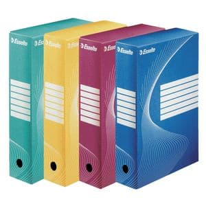 Picture 3 of Archiefdoos Esselte Boxycolor 80mm 352x250mm blauw