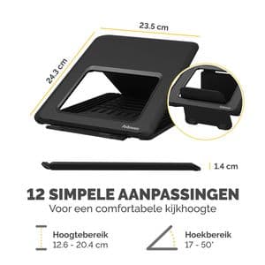 Picture 6 of Laptopstandaard Fellowes Breyta zwart