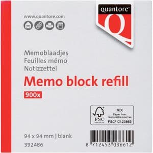 Picture 1 of Memoblaadjes Quantore losbladig 94x94x90mm 900 vel