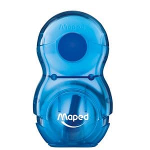 Picture 6 of Puntenslijper Maped Loopy 1gaats met gum display á 24 stuks assorti