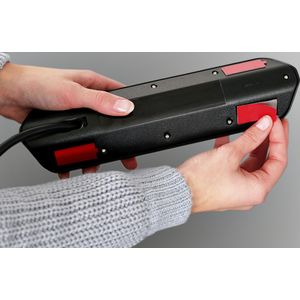 Picture 9 of Stekkerdoos Brennenstuhl bureau Estilo 6 voudig inclusief 2 USB 2 meter zwart/zilver