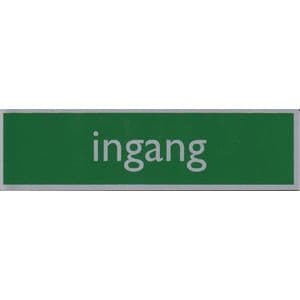 Picture 1 of Infobord pictogram ingang 165x44mm