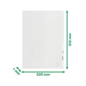 Picture 1 of Insteekmap L-model Leitz Recycle A4 0.10mm PP transparant 25 stuks