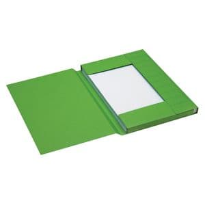 Picture 2 of Dossiermap Secolor folio 3 klep 100% gerecycled karton 250 gr groen