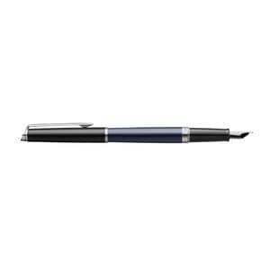 Picture 4 of Vulpen Waterman Hémisphère Colour Blocking black en blue CT fijn
