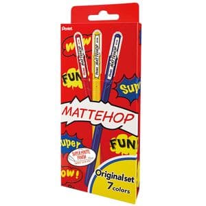 Picture 1 of Gelschrijver Pentel K110 Mattehop Fun Original M ass blister à 7st