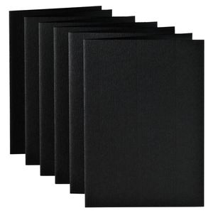 Picture 2 of Correspondentiekaart Papicolor dubbel 105x148mm ravenzwart pak à 6 stuks