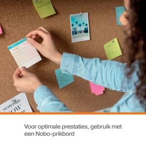 Picture 6 of Punaises Nobo hout voor memobord 40 stuks
