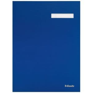 Picture 4 of Vloeiboek Esselte karton 20 tabbladen blauw