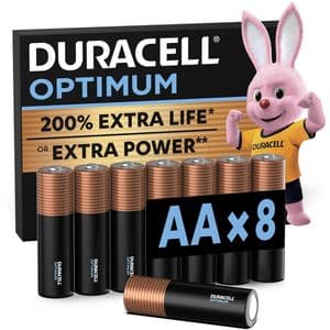 Picture 2 of Batterij Duracell Optimum 8x AA