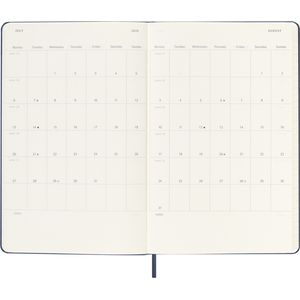 Picture 4 of Agenda 2025/2026 Moleskine 18M Planner Weekly 7dagen/1pagina large hc sapphire blue