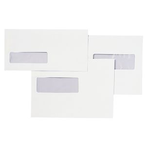 Picture 1 of Envelop Quantore 110x220mm venster 3x10cm rechts zelfklevend 25 stuks