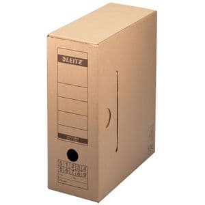 Picture 3 of Archiefdoos met deksel Leitz Premium 120x275x325mm natuurbruin