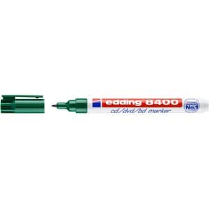 Picture 1 of Cd marker edding 8400 rond 0.5-1.0mm groen