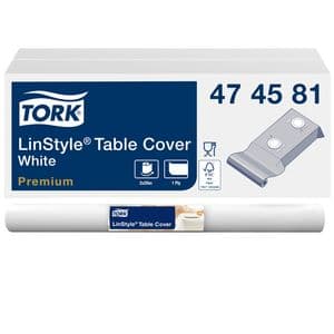 Picture 1 of Tafellaken Tork Linstyle Premium 120cmx20m wit 474581