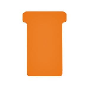 Picture 1 of T-kaart Djois formaat 2 48mm oranje 100 stuks