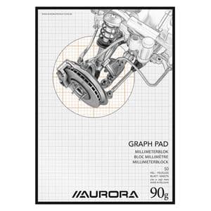 Picture 1 of Millimeterblok Aurora A4 50 vel 90 gram bruin