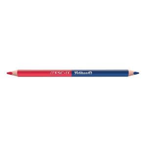 Picture 2 of Potlood Pelikan 3mm rood/blauw 2 stuks