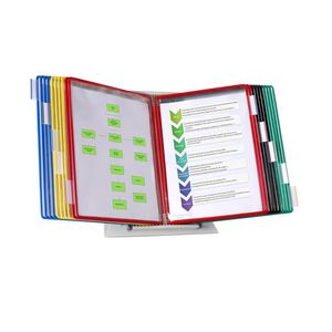 Picture 2 of Zichtpanelensysteem bureau Tarifold metaal A4 met 20-tassen assorti