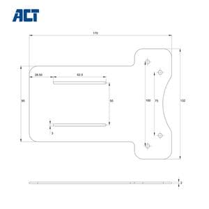 Picture 5 of Vesa montage plaat ACT voor AC7150