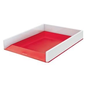 Picture 1 of Brievenbak Leitz WOW A4 wit/rood