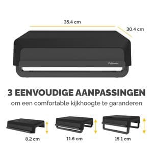 Picture 6 of Monitorstandaard Fellowes Breyta zwart