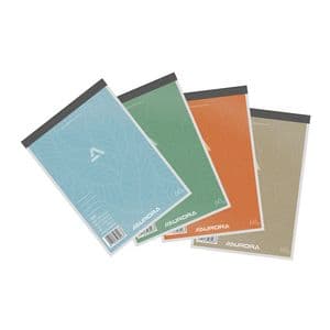 Picture 1 of Schrijfblok Aurora A5 lijn 100 vel 60gr assorti