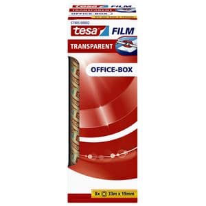 Picture 2 of Plakband tesafilm® 33mx19mm transparant 8 rollen